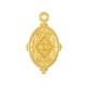 Charm Ovale en Zamak 15 x 22 mm