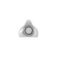 Zamak End Cap 25mm Ø20.2x10.2mm