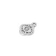 Zamak Charm Rhombus with Evil Eye 11mm