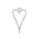 Colgante de Metal Zamak Corazón 16x26mm