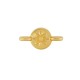 Zamak Connector Round with Flower 6mm