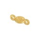 Zamak Connector Round with Flower 6mm