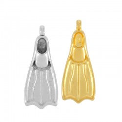 Pendentif Zamak Nageoire 15 x 35 mm