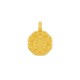 Zamak Charm Octagon with Flower 9mm