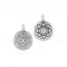 999° Silver Antique Plated/ 5µm