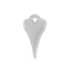 Zamak Charm Heart 10x15mm