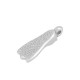 Ciondolo in Zama a Forma di Pinna 7X15 mm