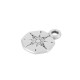 Zamak Charm Octagon North Star 10mm