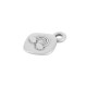 Zamak Charm Rhombus with Rainbow 10mm