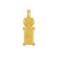 Charm en Zamak en Forme de cœur Rectangulaire 10 x 4 mm