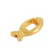 Perla in Zamak a Forma di Pesce 20X10 mm Ø1.6 mm