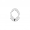 999° Silver Antique Plated/ 5µm
