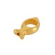 Perle en Zamak Poisson 18 x 10 mm Ø 1.8 mm