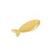 Zamak Charm Fish with Wave 8x19mm Ø1.6mm