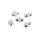 Zamak Spacer Double Cross 7x10mm Ø2.2mm