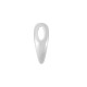 Colgante de Metal Zamak Ovalado Irregular 12x19mm(Ø5.6x2.6mm)
