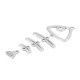 Zamak Pendant Fishbone 28x53mm (5pcs/Set)