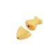 Perle en Zamak Poisson 20 x 10 mm Ø 2 mm (2 Pièces/Set)