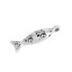 Zamak Pendant Fish 9x23mm