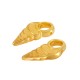 Breloque Coquillage en Zamak 14 x 28 mm Ø 1.6 mm