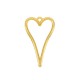 Ciondolo Cuore in Zama 28X38 mm