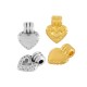Ciondolo Cuore in Zama 8x7 mm