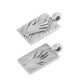 Ciondolo in Zama a Forma di Targhetta Rettangolare con Mano 11X15 mm