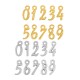 Zamak Charm Numbers 6x10mm