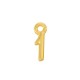 Charm en Zamak Chiffre « 1 » 6 x 10 mm