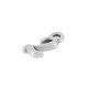 Colgante de Metal Zamak Número "2" 6x10mm