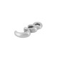 Zamak Charm Number "3" 6x10mm