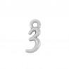 999° Silver Antique Plated/ 5µm