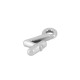 Colgante de Metal Zamak Número "4" 6x10mm