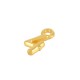 Colgante de Metal Zamak Número "4" 6x10mm