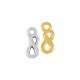 Charm en Zamak Chiffre « 8 » 6 x 10 mm