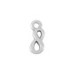 Charm en Zamak Chiffre « 8 » 6 x 10 mm