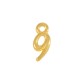Charm en Zamak Chiffre « 9 » 6 x 10 mm