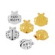 Zamak Bead Ladybug “Καλό Μάρτη” 12mm Ø2.2mm
