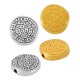Perle Ronde en Zamak avec Symboles 16 mm Ø 2.2 mm