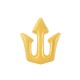 Zamak Charm Trident 13x15mm
