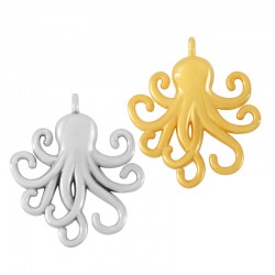Colgante de Metal Zamak Pulpo 25mm