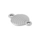 Conector de Metal Zamak Redondo con Pez 12mm
