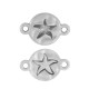 Conector de Metal Zamak Redondo con Estrella de Mar 12mm