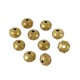 Perla in Zamak Appiattita Rotonda Sfaccettata 4x3 mm Ø1.3 mm