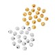 Zamak Bead Round Faceted 4mm Ø1.3mm