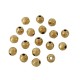 Zamak Bead Round Faceted 4mm Ø1.3mm