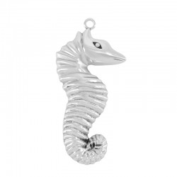 Colgante de Metal Zamak Caballito de mar 66x32mm