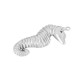 Zamak Pendant Seahorse 66x32mm