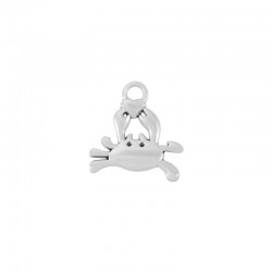 Colgante de Metal Zamak Cangrejo 25mm