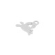 Colgante de Metal Zamak Cangrejo 25mm
